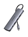 Hurtownia GSM - Adaptér 10w1 UGREEN HUB USB-C na HDMI 4K, 3x USB 3.0, Typ-C PD, RJ45, SD, Micro SD, VGA, AUX - UGR425 - {ean13} - Hurt