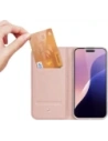 Etui z klapką Dux Ducis Skin Pro do Apple iPhone 16 Pro różowe