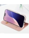 Etui z klapką Dux Ducis Skin Pro do Apple iPhone 16 Pro różowe