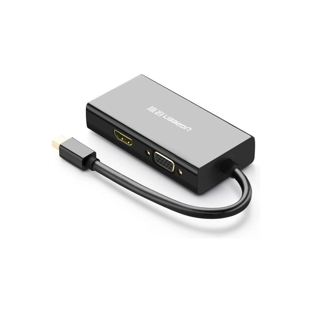 Hurtownia GSM - Adaptér Mini DisplayPort na HDMI/VGA/DVI UGREEN MD114 (černý) - UGR429BLK - {ean13} - Hurt
