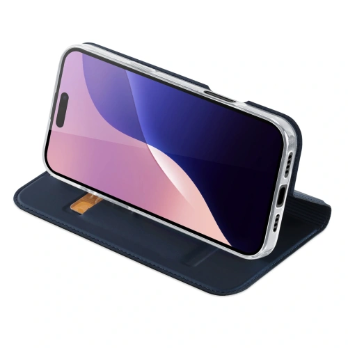 Etui z klapką Dux Ducis Skin Pro do Apple iPhone 16 Pro Max niebieskie