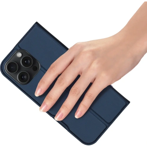 Etui z klapką Dux Ducis Skin Pro do Apple iPhone 16 Pro Max niebieskie