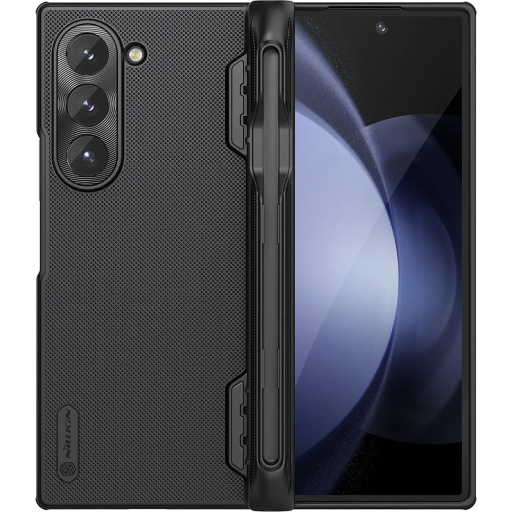 Etui Nillkin Super Frosted Shield Fold z uchwytem na rysik do Samsung Galaxy Z Fold 6 5G czarne