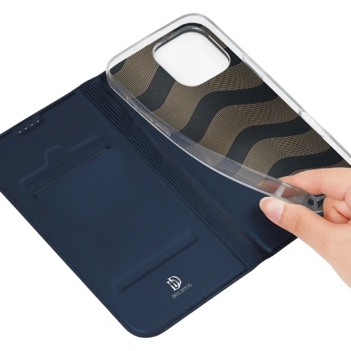 Etui z klapką Dux Ducis Skin Pro do Apple iPhone 16 Pro Max niebieskie