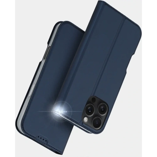 Etui z klapką Dux Ducis Skin Pro do Apple iPhone 16 Pro Max niebieskie