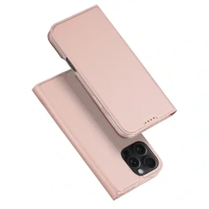 Etui z klapką Dux Ducis Skin Pro do Apple iPhone 16 Pro Max różowe