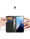 Etui z klapką Dux Ducis Hivo do Apple iPhone 16 Pro czarne