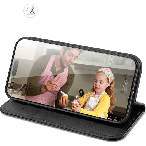 Etui z klapką Dux Ducis Hivo do Apple iPhone 16 Pro czarne