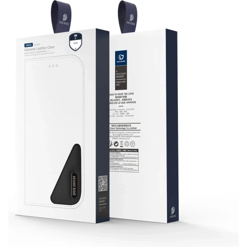 Etui z klapką Dux Ducis Hivo do Apple iPhone 16 Pro czarne