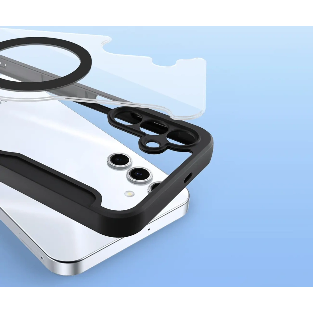 Etui z klapką Dux Ducis Skin X Pro do Samsung Galaxy S25 MagSafe czarne