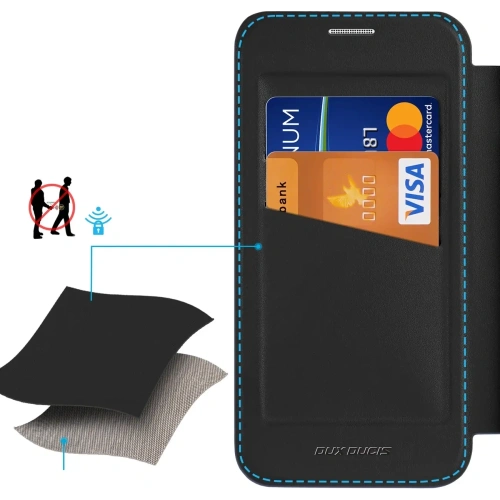 Etui z klapką Dux Ducis Skin X Pro do Samsung Galaxy S25 MagSafe czarne