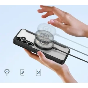 Etui z klapką Dux Ducis Skin X Pro do Samsung Galaxy S25 MagSafe czarne