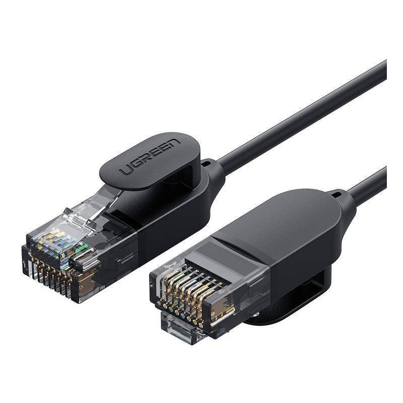 Ugreen Distributor - 6957303876556 - UGR434BLK - UGREEN NW122 Ethernet Cable RJ45, Cat.6A, UTP, 8m (black) - B2B homescreen