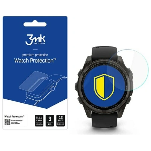 [CR] Szkło hybrydowe 3MK FlexibleGlass Watch Garmin Fenix 8 Solar / Sapphire 47mm