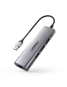 Adapter hub 5w1 UGREEN CM266 USB-C, 3x USB 3.0, micro USB, RJ45