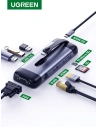 Wholesale Multifunctional HUB adapter UGREEN 9in1 USB-C to HDMI 4K, FHD, VGA, 3x USB 3.0, PD, SD/TF, USB-C - UGR445 - {ean13} - Hurt