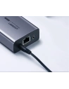 UGREEN CM250 VGA to Ethernet RJ45 Coupling, extension cable, Cat.5e/6, (silver)