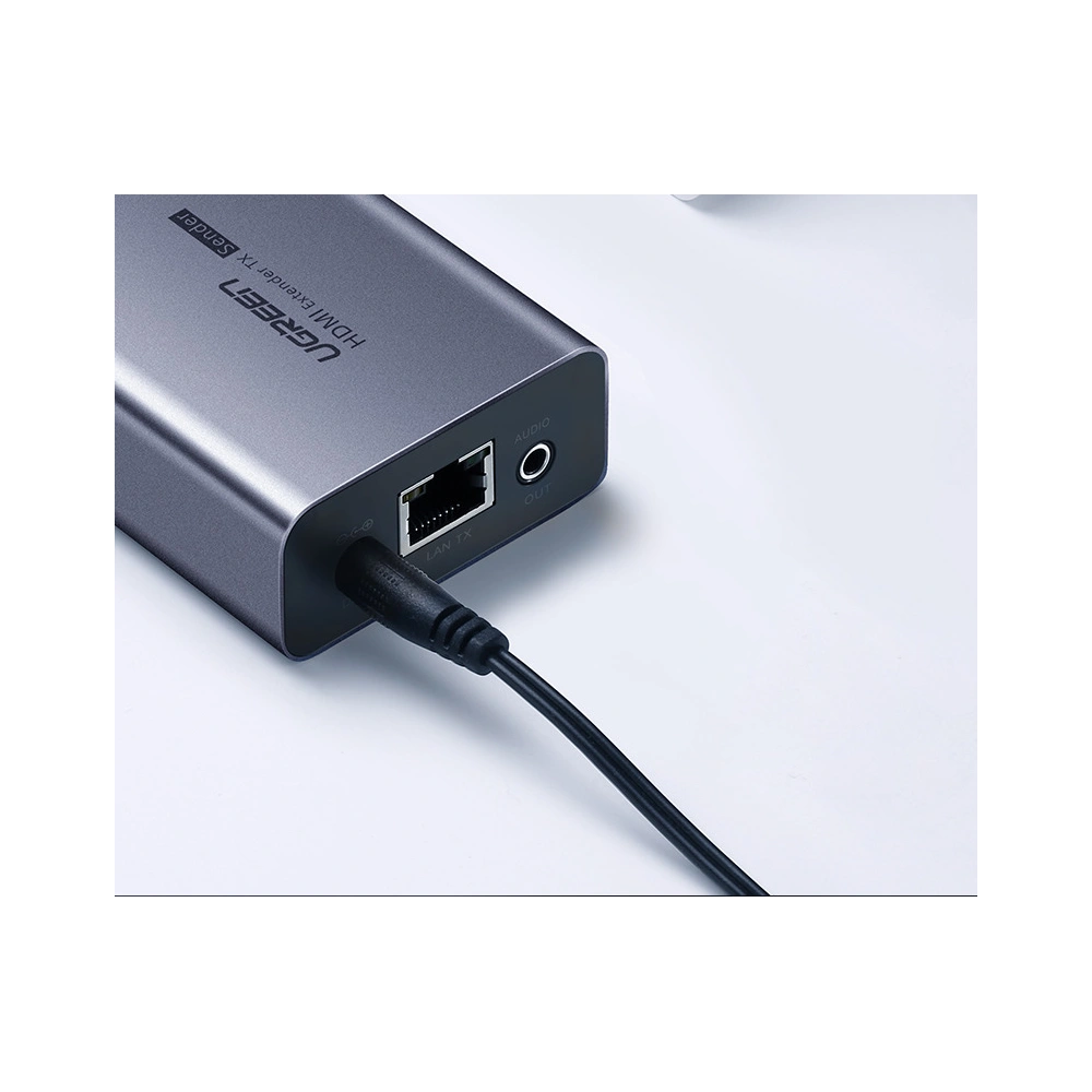 Hurtownia GSM - Konektor, prodlužka VGA UGREEN CM250 na RJ45 Ethernet, Cat.5e/6 (stříbrná) - UGR446SLV - {ean13} - Hurt
