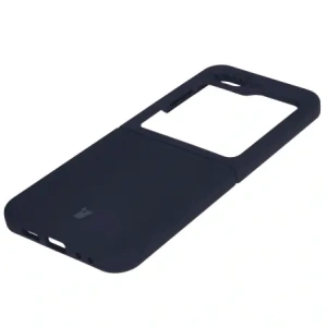 Silikonowe etui Bizon Soft Case do Samsung Galaxy Z Flip7 FE / Z Flip6 ciemnoniebieskie