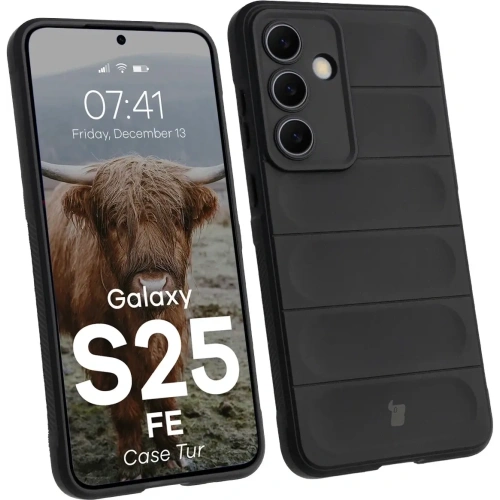 Pancerne etui Bizon Case Tur do Samsung Galaxy S25 FE czarne