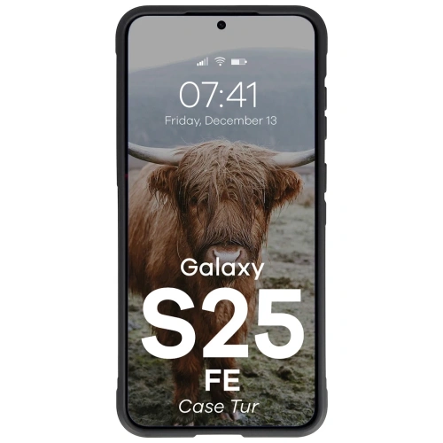 Pancerne etui Bizon Case Tur do Samsung Galaxy S25 FE czarne