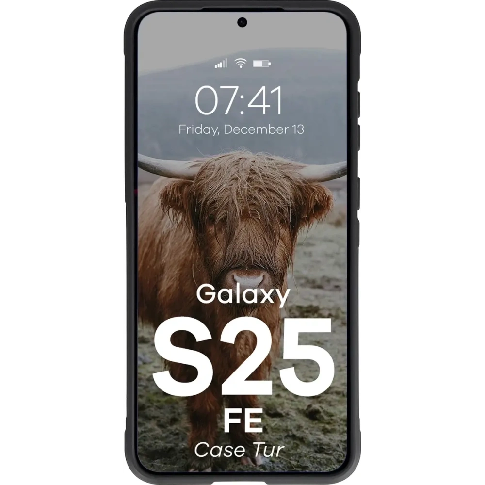 Pancerne etui Bizon Case Tur do Samsung Galaxy S25 FE czarne