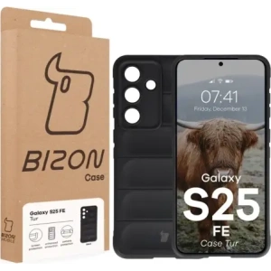Pancerne etui Bizon Case Tur do Samsung Galaxy S25 FE czarne
