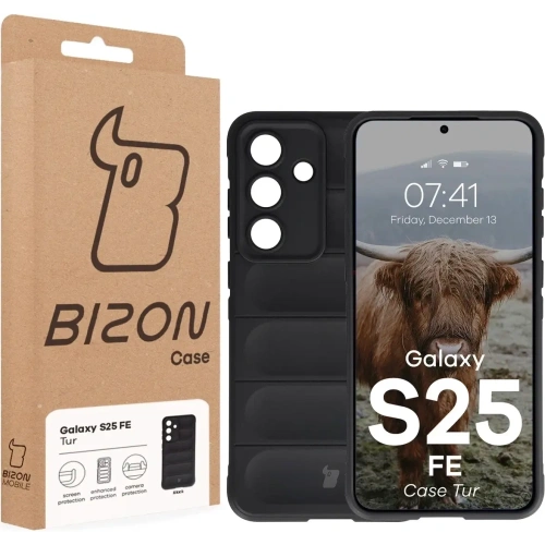 Pancerne etui Bizon Case Tur do Samsung Galaxy S25 FE czarne