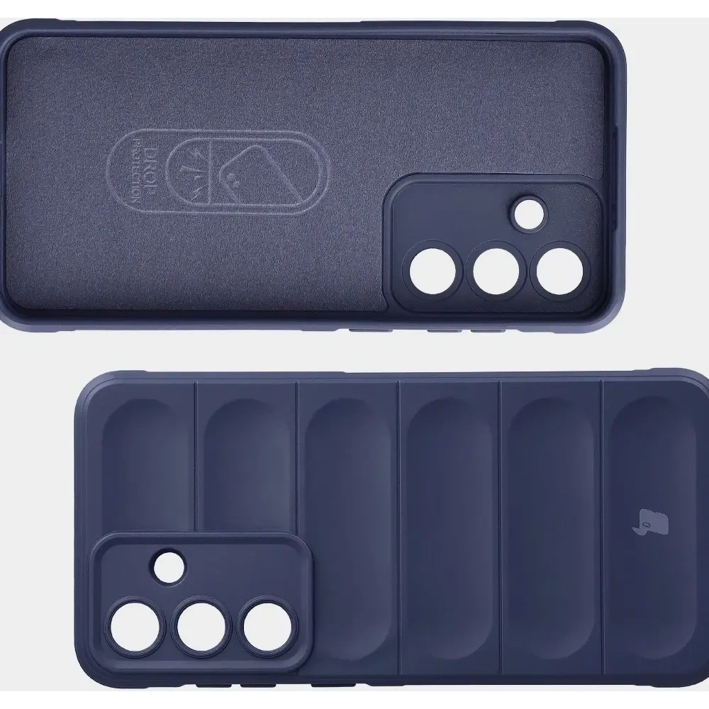 Pancerne etui Bizon Case Tur do Samsung Galaxy S25 FE granatowe