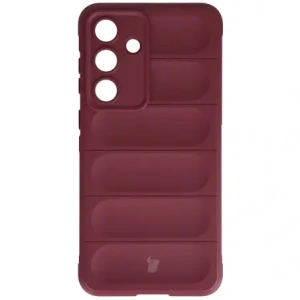 Pancerne etui Bizon Case Tur do Samsung Galaxy S25 FE burgundowe