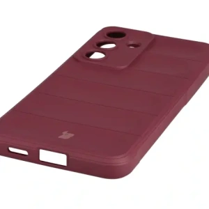 Pancerne etui Bizon Case Tur do Samsung Galaxy S25 FE burgundowe