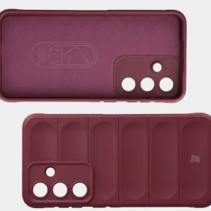 Pancerne etui Bizon Case Tur do Samsung Galaxy S25 FE burgundowe