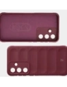 Pancerne etui Bizon Case Tur do Samsung Galaxy S25 FE burgundowe