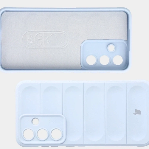 Pancerne etui Bizon Case Tur do Samsung Galaxy S25 FE jasnoniebieskie