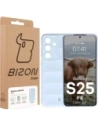 Pancerne etui Bizon Case Tur do Samsung Galaxy S25 FE jasnoniebieskie
