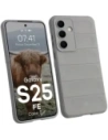 Pancerne etui Bizon Case Tur do Samsung Galaxy S25 FE jasnoszare