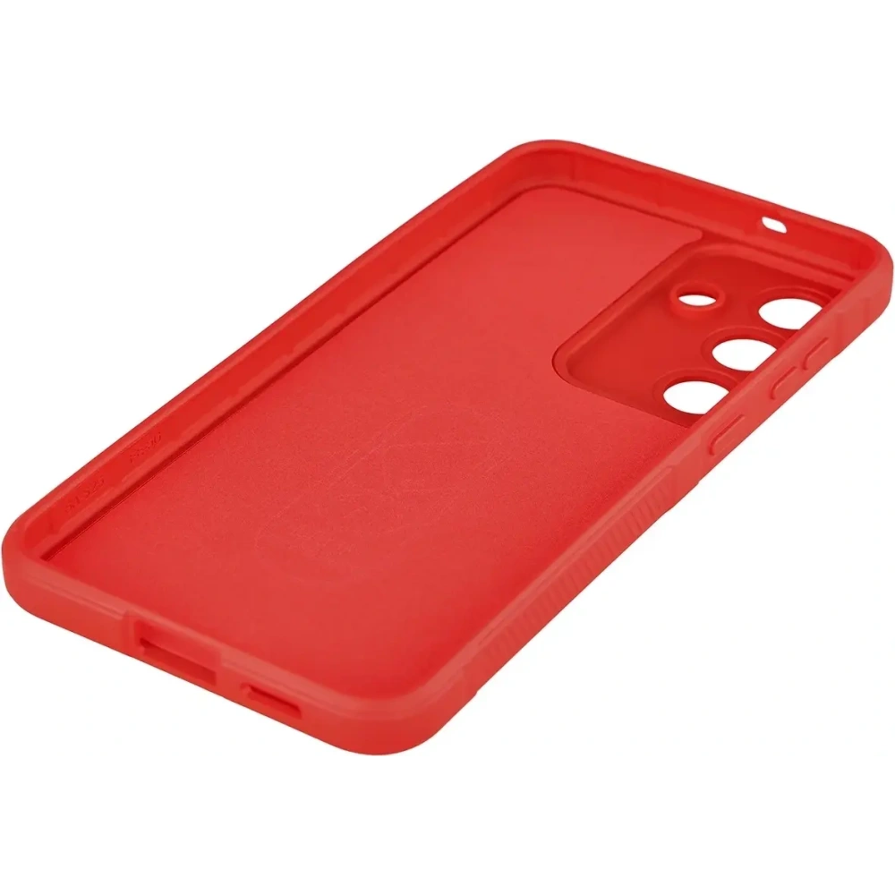 Pancerne etui Bizon Case Tur do Samsung Galaxy S25 FE czerwone