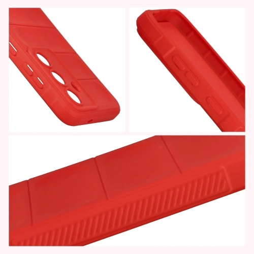 Pancerne etui Bizon Case Tur do Samsung Galaxy S25 FE czerwone