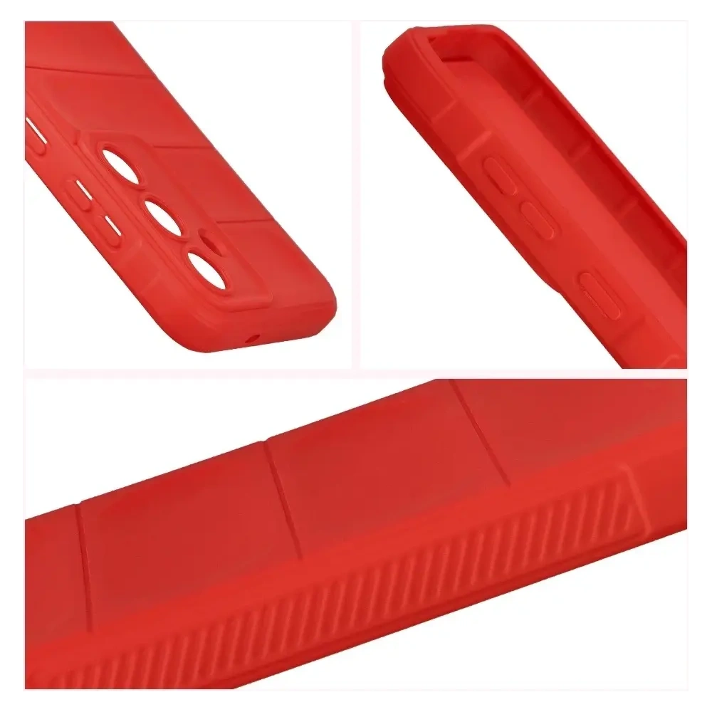 Pancerne etui Bizon Case Tur do Samsung Galaxy S25 FE czerwone