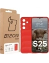 Pancerne etui Bizon Case Tur do Samsung Galaxy S25 FE czerwone