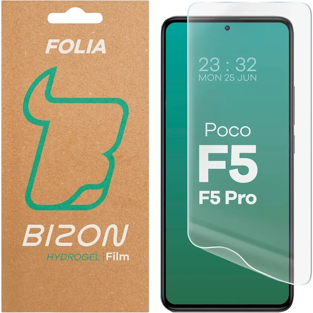 Folia hydrożelowa na ekran Bizon Glass Hydrogel Front do Xiaomi POCO F5 / F5 Pro