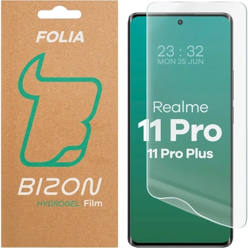 Folia hydrożelowa na ekran Bizon Glass Hydrogel Front do Realme 11 Pro / 11 Pro Plus