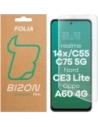 Folia hydrożelowa na ekran Bizon Glass Hydrogel Front do Realme 14x 5G / C55 / C75 / OnePlus Nord CE 3 Lite / Oppo A60 4G