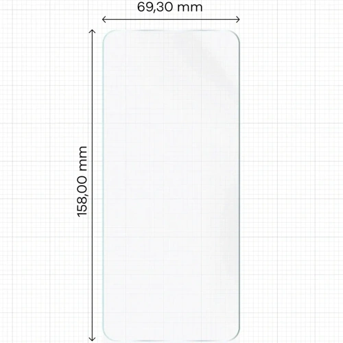 Folia hydrożelowa na ekran Bizon Glass Hydrogel Front do Realme 14x 5G / C55 / C75 / OnePlus Nord CE 3 Lite / Oppo A60 4G