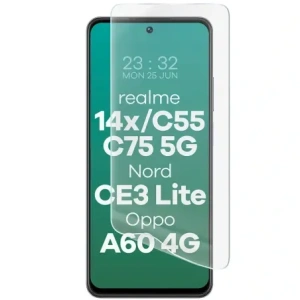 Folia hydrożelowa na ekran Bizon Glass Hydrogel Front do Realme 14x 5G / C55 / C75 / OnePlus Nord CE 3 Lite / Oppo A60 4G
