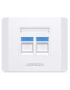 Hurtownia GSM - Nástěnná zásuvka RJ45 + RJ11 UGREEN NW144 dvojitá - UGR456 - {ean13} - Hurt