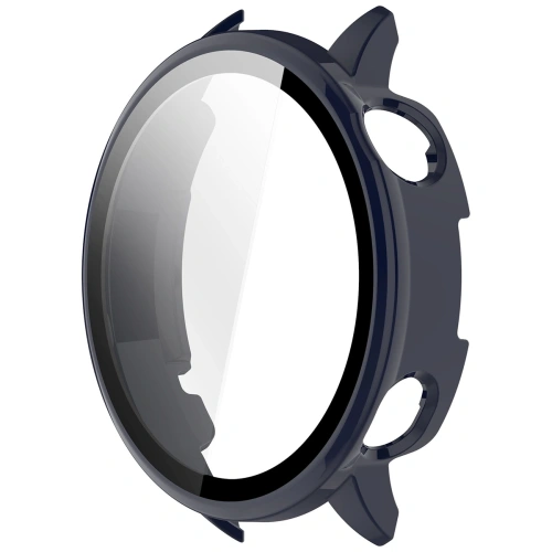 Etui ze szkłem do zegarka Bizon Case+Glass Watch do OnePlus Watch 3 43mm niebieskie