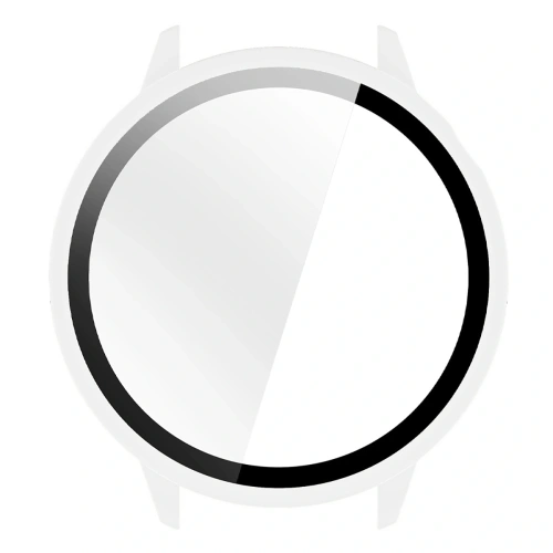 Etui ze szkłem do zegarka Bizon Case+Glass Watch do OnePlus Watch 3 43mm przeźroczyste