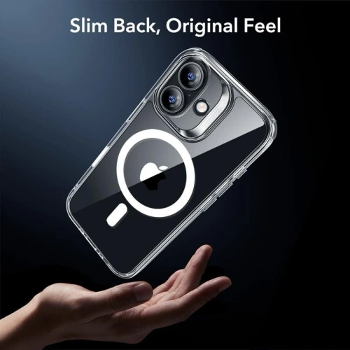 Zestaw ESR etui + szkło na ekran Classic Hybrid MagSafe & Tempered Glass do Apple iPhone 17 Clear