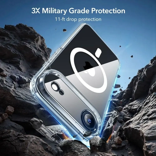 Zestaw ESR etui + szkło na ekran Classic Hybrid MagSafe & Tempered Glass do Apple iPhone Air Clear